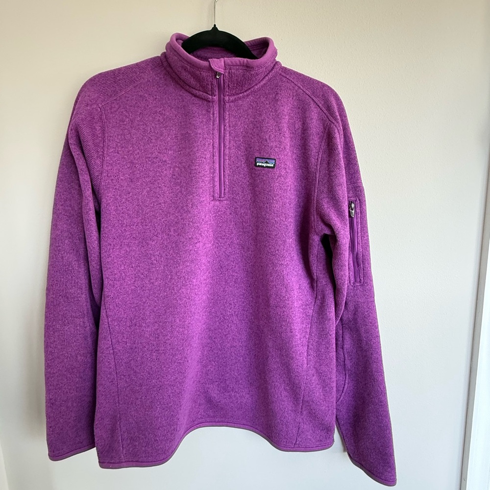 Patagonia Purple Fleece with Logo